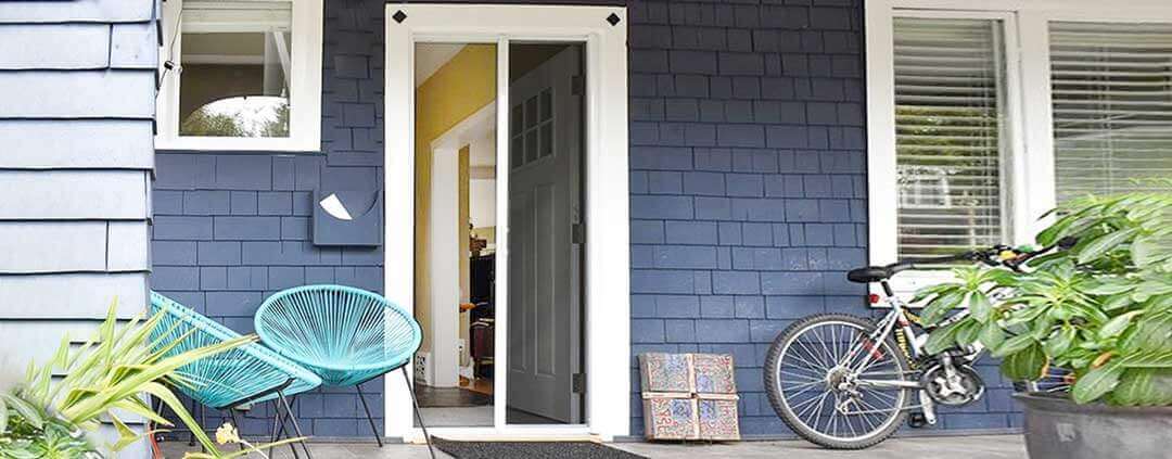 What Is A Hideaway Screen Door Total Screen