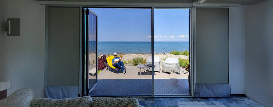 Mirage 3500 Wide Opening Retractable Screens For Home