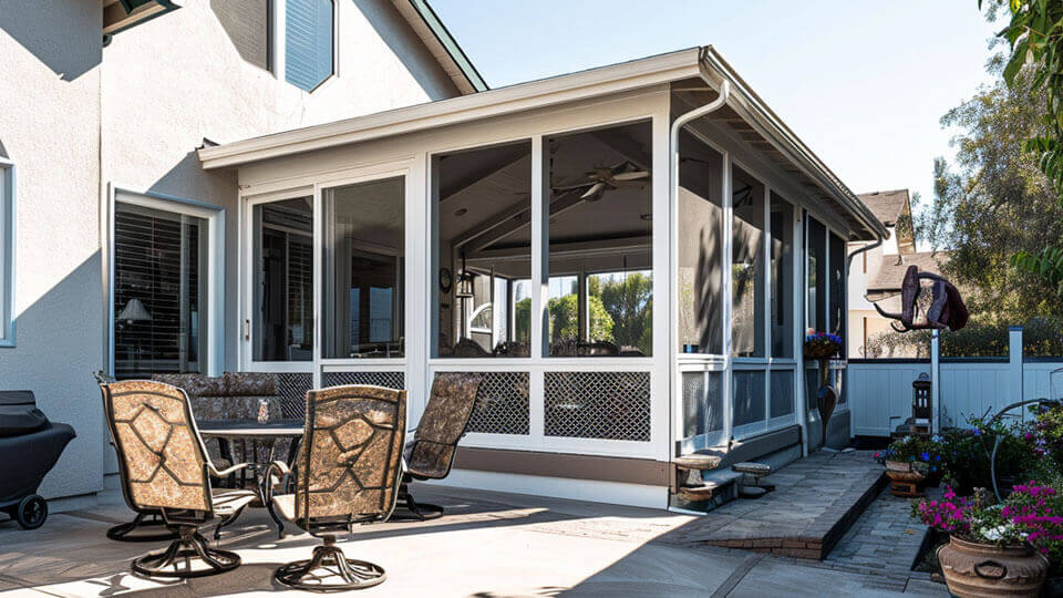 Enclosed Patio Covers can turn the backyard into a whole new room of your house