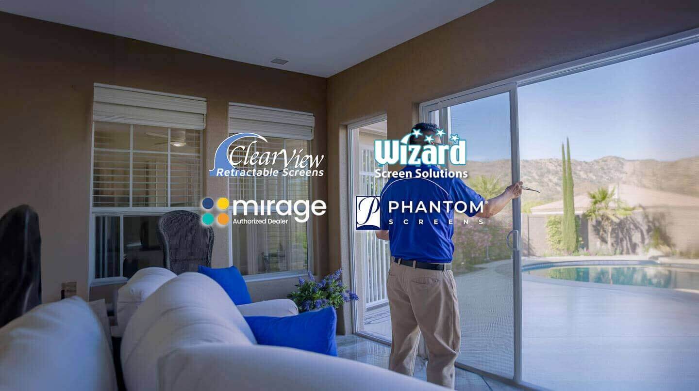 retractable screen door near me