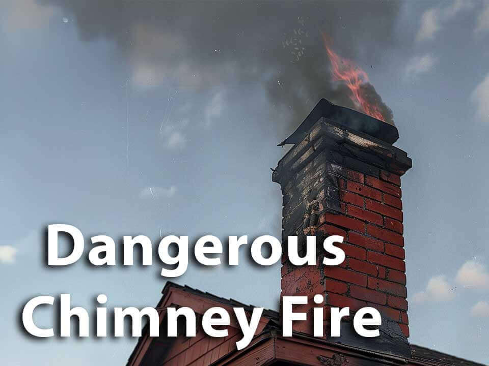Dangerous Chimney Fires are Possible with Creosote Buildup