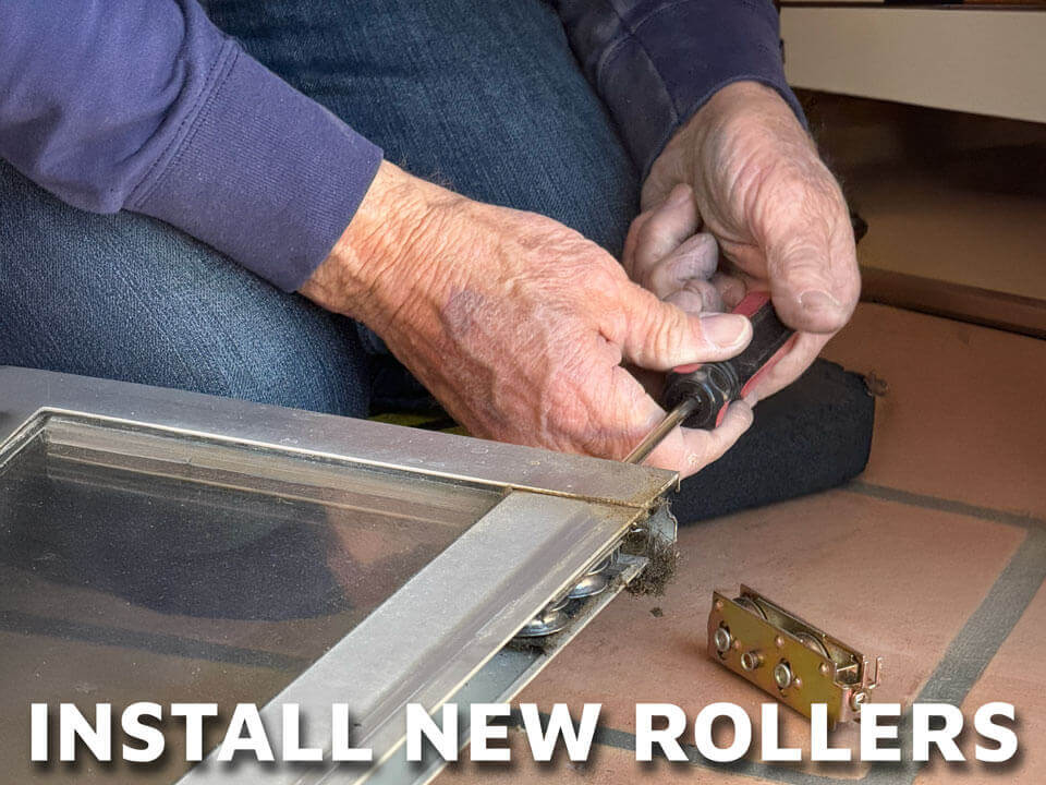 We Install new Sliding Glass Door Rollers