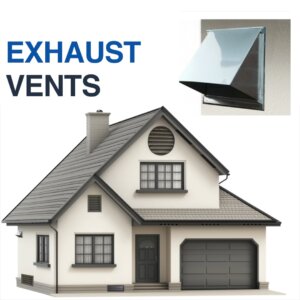 Exhaust Vents can be covered by Ember-Resistant Ember Screens