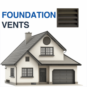 Foundation Vents should be covered with ember-resistant 'Ember Screens'.