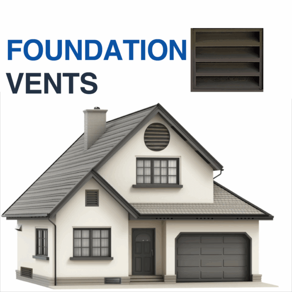 Foundation Vents should be covered with ember-resistant 'Ember Screens'.