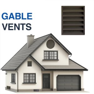 Cover gable vents with ember-resistant 'Ember Screens'.