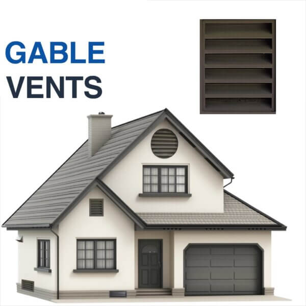 Cover gable vents with ember-resistant 'Ember Screens'.