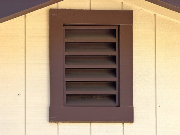 Example of a vulnerable gable vent
