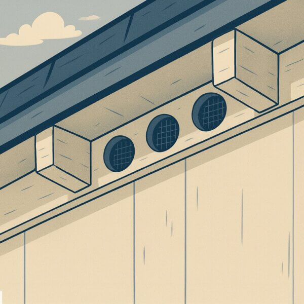 Ember Resistant Under Eave Vent Screens