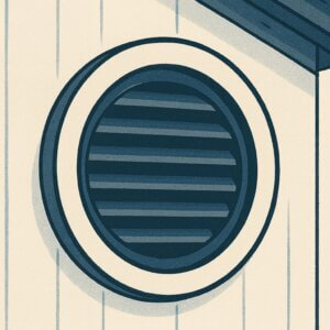 Ember Resistant Extra-Large Gable Vent Screens